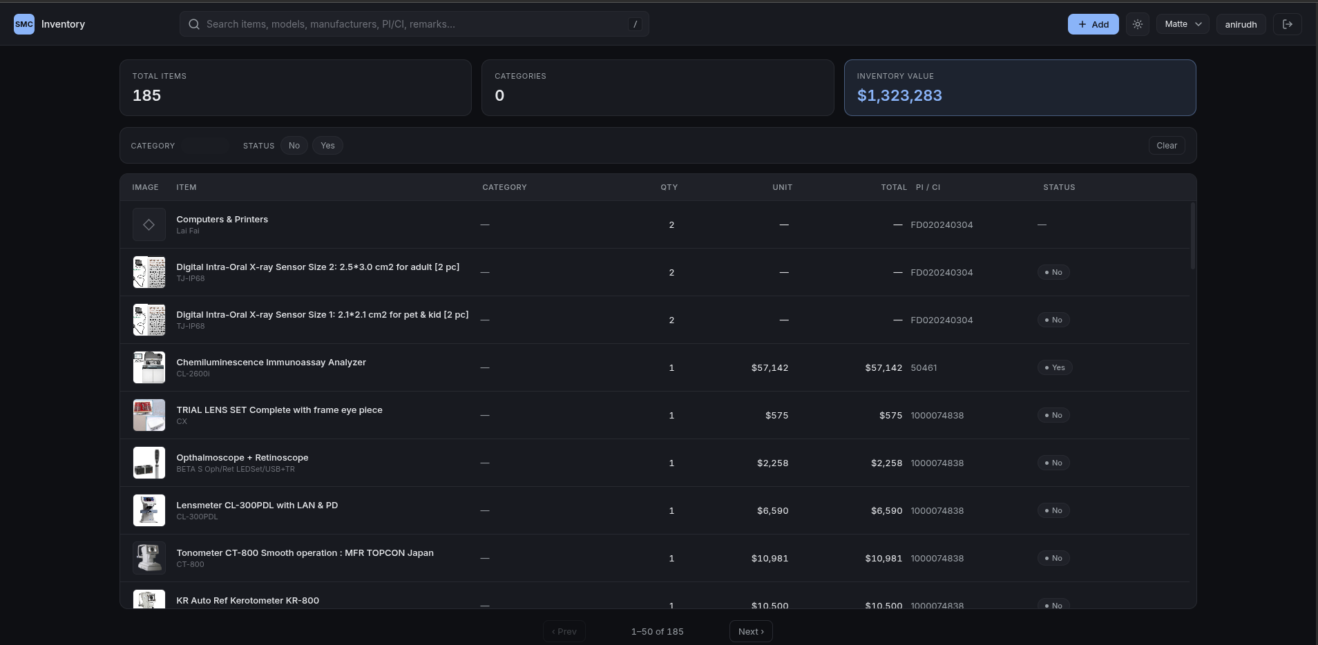 SMC Inventory Management System